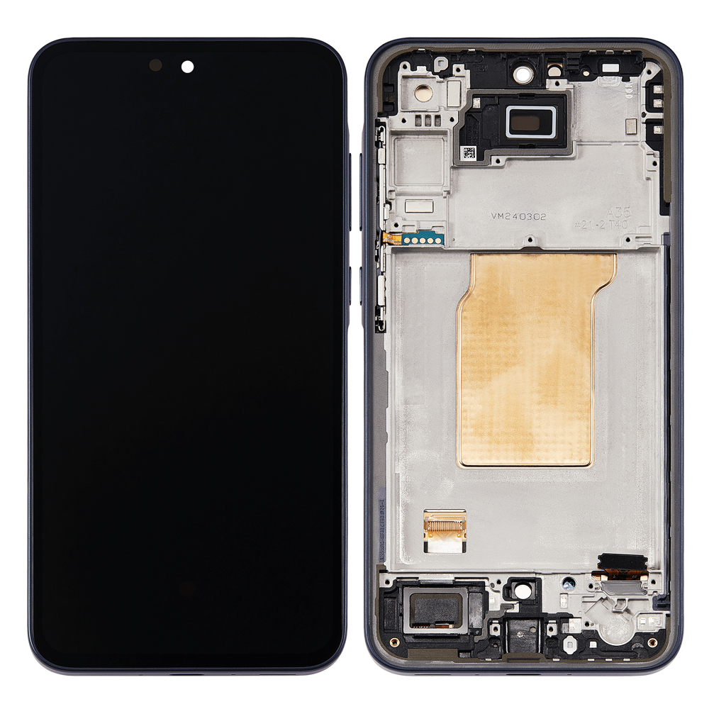 Samsung Galaxy A35 A356 LCD Touch + Frame Assembly OEM (Navy ...